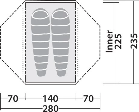 Robens Lodge 2 Tent 11 Robens Lodge 2 Tent - Billede 9