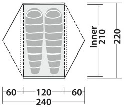 Robens Boulder 2 Tent -Udendørs Udstyrsbutik 65000145 8