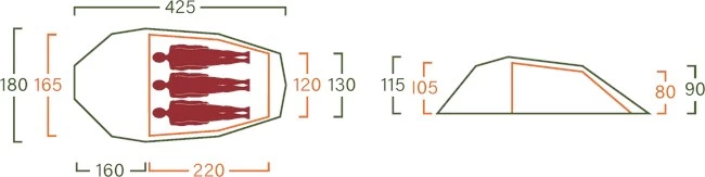 Helsport Lofoten Pro 3 Camp 7 Helsport Lofoten Pro 3 Camp - Billede 5