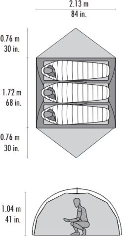 MSR Elixir™ 3 Tent -Udendørs Udstyrsbutik 65100099 3