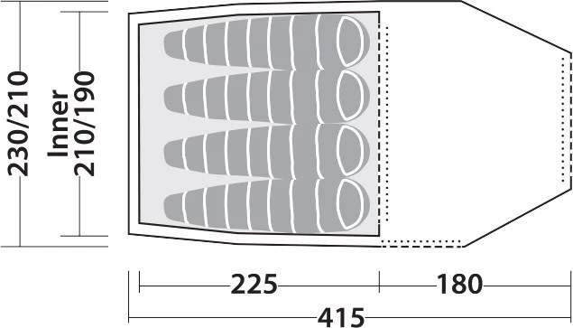 Robens Voyager Versa 4 Tent 11 Robens Voyager Versa 4 Tent - Billede 9