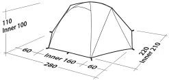 Robens Boulder 3 Tent -Udendørs Udstyrsbutik 65100147 7