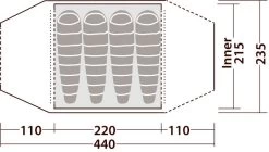 Robens Goshawk 4 Tent -Udendørs Udstyrsbutik 65100161 8