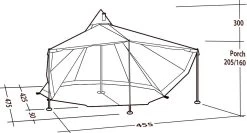 Robens Chinook Ursa 8 PRS Tipi -Udendørs Udstyrsbutik 65400042 7