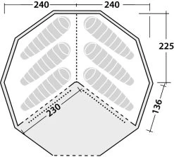 Robens Inner Tent Klondike Grande -Udendørs Udstyrsbutik 65700031 2