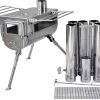 Woodlander Double View Medium Cook Camping Stove -Udendørs Udstyrsbutik 65900067