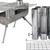 Woodlander Double View Large Cook Camping Stove -Udendørs Udstyrsbutik 65900068