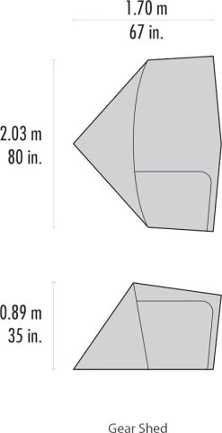 MSR Hubba™ & Elixir™ Gear Shed -Udendørs Udstyrsbutik 66900029 2