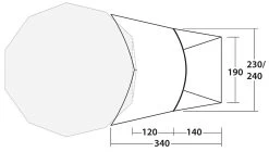 Robens Tipi Extension PRS -Udendørs Udstyrsbutik 67100010 5