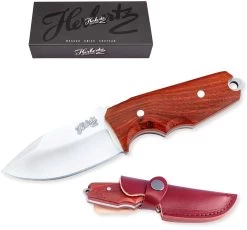 Herbertz Drop Point Belt Knife Sandalwood AISI 440 -Udendørs Udstyrsbutik 92300152 2